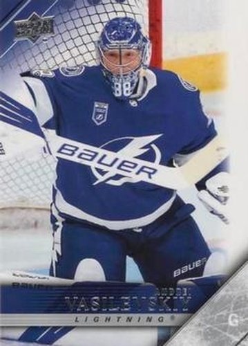 #T-59 Andrei Vasilevskiy - Tampa Bay Lightning - 2020-21 Upper Deck - 2005-06 Tribute Hockey