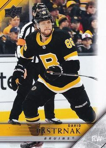 #T-5 David Pastrnak - Boston Bruins - 2020-21 Upper Deck - 2005-06 Tribute Hockey