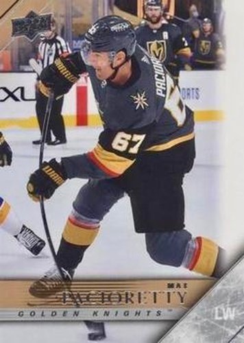 #T-68 Max Pacioretty - Vegas Golden Knights - 2020-21 Upper Deck - 2005-06 Tribute Hockey