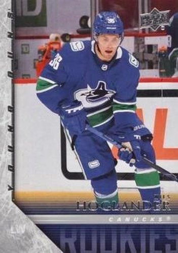 #T-79 Nils Hoglander - Vancouver Canucks - 2020-21 Upper Deck - 2005-06 Tribute Hockey