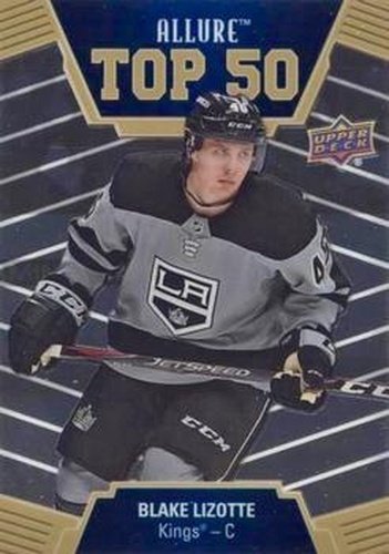 #T50-24 Blake Lizotte - Los Angeles Kings - 2019-20 Upper Deck Allure Hockey - Top 50