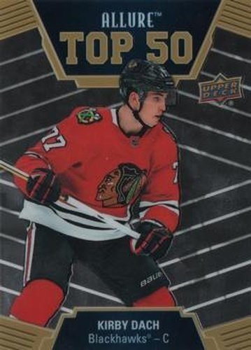 #T50-2 Kirby Dach - Chicago Blackhawks - 2019-20 Upper Deck Allure Hockey - Top 50