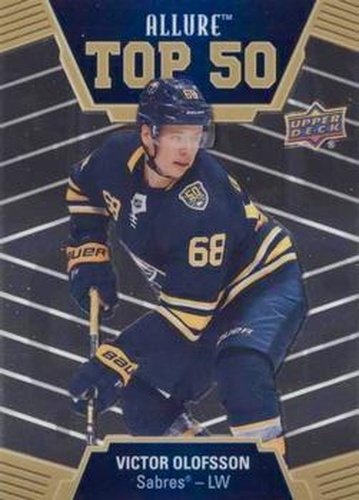 #T50-36 Victor Olofsson - Buffalo Sabres - 2019-20 Upper Deck Allure Hockey - Top 50