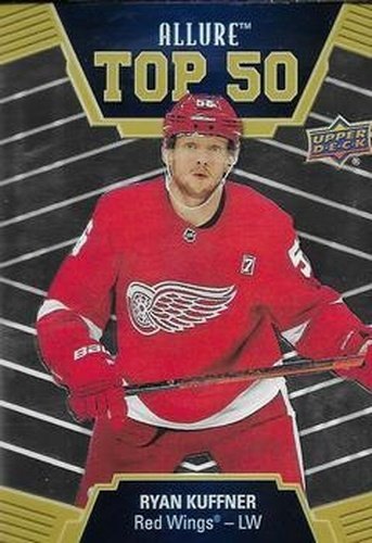 #T50-3 Ryan Kuffner - Detroit Red Wings - 2019-20 Upper Deck Allure Hockey - Top 50