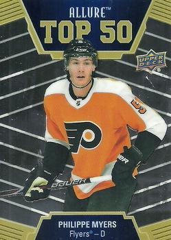 #T50-41 Philippe Myers - Philadelphia Flyers - 2019-20 Upper Deck Allure Hockey - Top 50