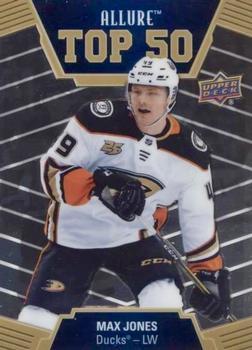 #T50-4 Max Jones - Anaheim Ducks - 2019-20 Upper Deck Allure Hockey - Top 50