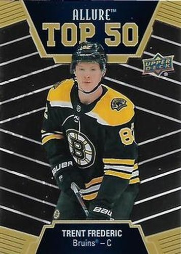 #T50-6 Trent Frederic - Boston Bruins - 2019-20 Upper Deck Allure Hockey - Top 50