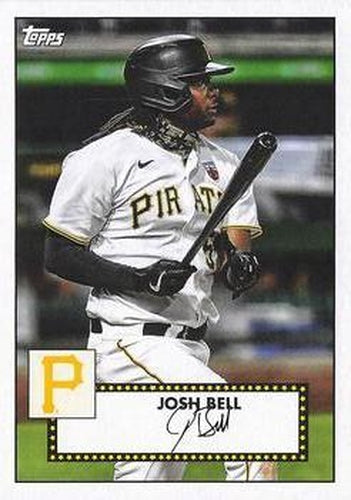 #T52-23 Josh Bell - Pittsburgh Pirates - 2021 Topps - 1952 Topps Redux Baseball