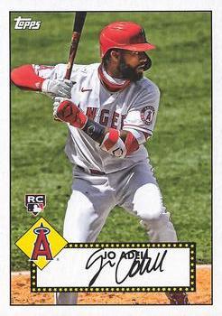 #T52-26 Jo Adell - Los Angeles Angels - 2021 Topps - 1952 Topps Redux Baseball