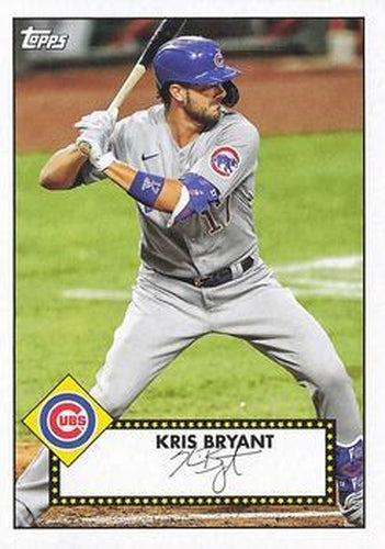 #T52-39 Kris Bryant - Chicago Cubs - 2021 Topps - 1952 Topps Redux Baseball