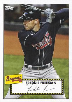 #T52-42 Freddie Freeman - Atlanta Braves - 2021 Topps - 1952 Topps Redux Baseball