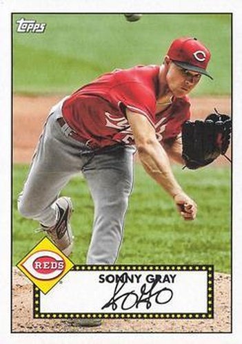 #T52-47 Sonny Gray - Cincinnati Reds - 2021 Topps - 1952 Topps Redux Baseball