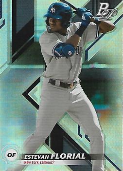 #TOP-10 Estevan Florial - New York Yankees - 2019 Bowman Platinum - Top Prospects Baseball