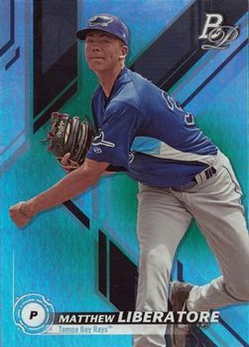 #TOP-17 Matthew Liberatore - Tampa Bay Rays - 2019 Bowman Platinum - Top Prospects Baseball