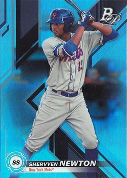 #TOP-2 Shervyen Newton - New York Mets - 2019 Bowman Platinum - Top Prospects Baseball