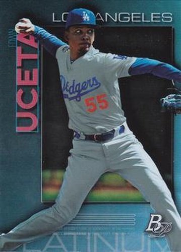 #TOP-30 Edwin Uceta - Los Angeles Dodgers - 2020 Bowman Platinum - Top Prospects Baseball