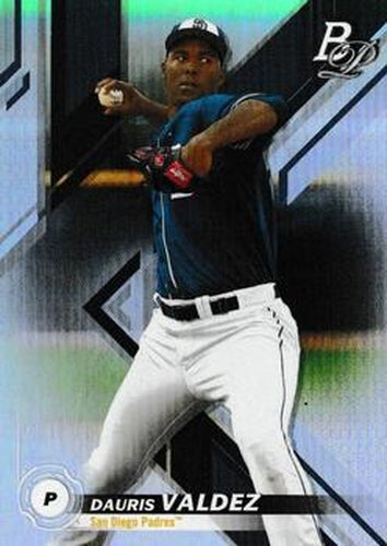 #TOP-37 Dauris Valdez - San Diego Padres - 2019 Bowman Platinum - Top Prospects Baseball