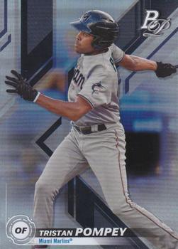 #TOP-40 Tristan Pompey - Miami Marlins - 2019 Bowman Platinum - Top Prospects Baseball