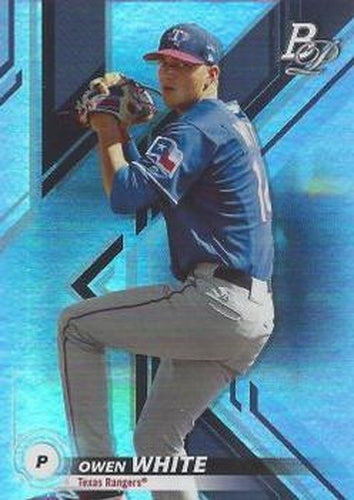 #TOP-43 Owen White - Texas Rangers - 2019 Bowman Platinum - Top Prospects Baseball