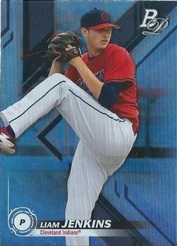 #TOP-50 Liam Jenkins - Cleveland Indians - 2019 Bowman Platinum - Top Prospects Baseball