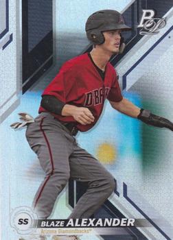 #TOP-54 Blaze Alexander - Arizona Diamondbacks - 2019 Bowman Platinum - Top Prospects Baseball
