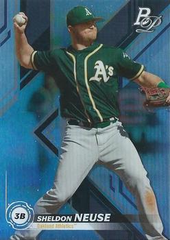 #TOP-64 Sheldon Neuse - Oakland Athletics - 2019 Bowman Platinum - Top Prospects Baseball