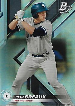 #TOP-69 Josh Breaux - New York Yankees - 2019 Bowman Platinum - Top Prospects Baseball