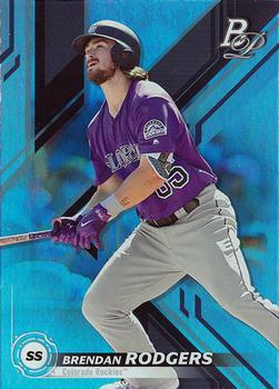 #TOP-73 Brendan Rodgers - Colorado Rockies - 2019 Bowman Platinum - Top Prospects Baseball