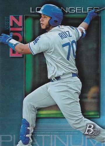 #TOP-77 Keibert Ruiz - Los Angeles Dodgers - 2020 Bowman Platinum - Top Prospects Baseball