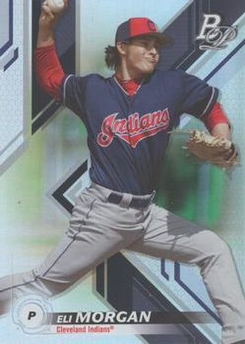 #TOP-79 Eli Morgan - Cleveland Indians - 2019 Bowman Platinum - Top Prospects Baseball