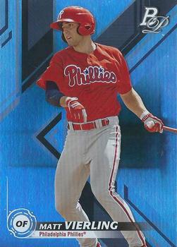 #TOP-80 Matt Vierling - Philadelphia Phillies - 2019 Bowman Platinum - Top Prospects Baseball