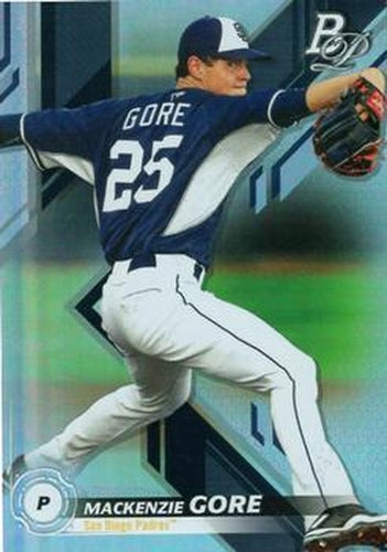#TOP-83 Mackenzie Gore - San Diego Padres - 2019 Bowman Platinum - Top Prospects Baseball