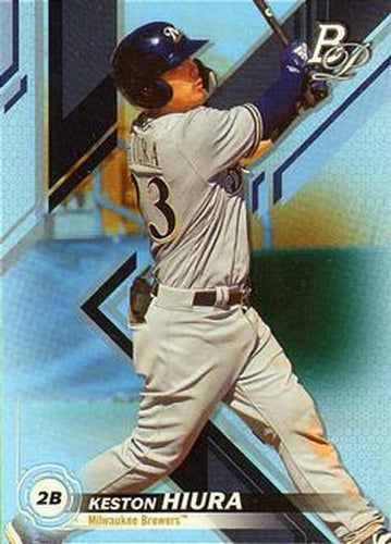 #TOP-86 Keston Hiura - Milwaukee Brewers - 2019 Bowman Platinum - Top Prospects Baseball