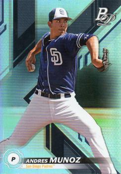 #TOP-89 Andres Munoz - San Diego Padres - 2019 Bowman Platinum - Top Prospects Baseball