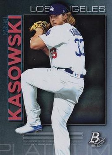 #TOP-96 Marshall Kasowski - Los Angeles Dodgers - 2020 Bowman Platinum - Top Prospects Baseball