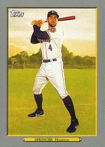 #TR-100 George Springer - Houston Astros - 2020 Topps Baseball - Turkey Red 2020