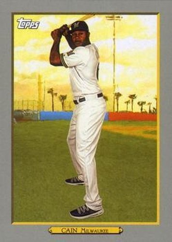 #TR-52 Lorenzo Cain - Milwaukee Brewers - 2020 Topps Baseball - Turkey Red 2020