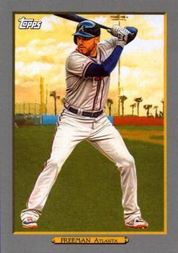 #TR-6 Freddie Freeman - Atlanta Braves - 2020 Topps Baseball - Turkey Red 2020