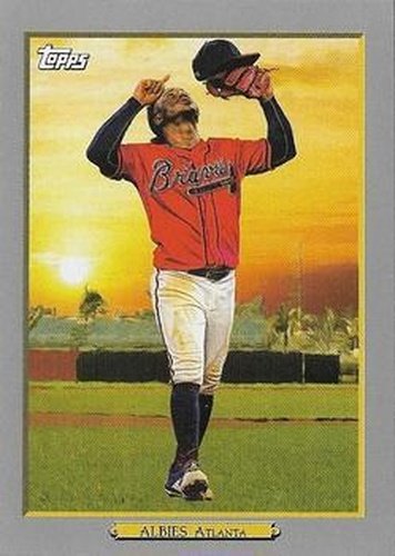 #TR-8 Ozzie Albies - Atlanta Braves - 2020 Topps Baseball - Turkey Red 2020