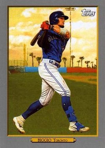 #TR-90 Cavan Biggio - Toronto Blue Jays - 2020 Topps Baseball - Turkey Red 2020