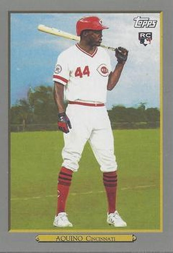 #TR-93 Aristides Aquino - Cincinnati Reds - 2020 Topps Baseball - Turkey Red 2020