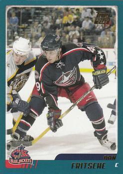 #TT101 Dan Fritsche - Columbus Blue Jackets - 2003-04 Topps Traded & Rookies Hockey