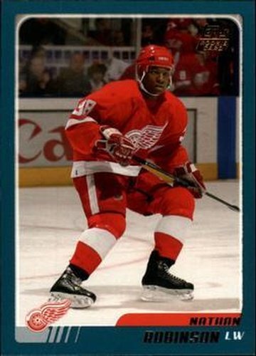 #TT106 Nathan Robinson - Detroit Red Wings - 2003-04 Topps Traded & Rookies Hockey