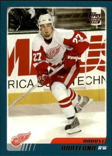 #TT108 Darryl Bootland - Detroit Red Wings - 2003-04 Topps Traded & Rookies Hockey