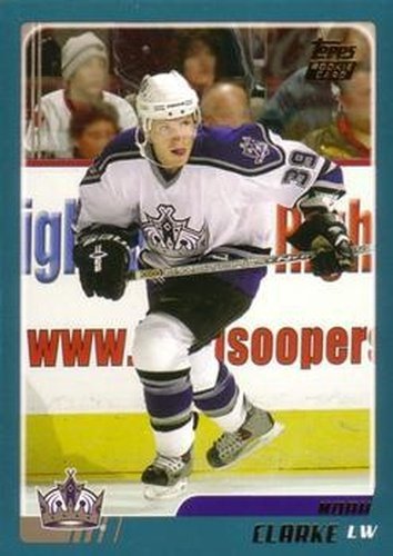 #TT114 Noah Clarke - Los Angeles Kings - 2003-04 Topps Traded & Rookies Hockey