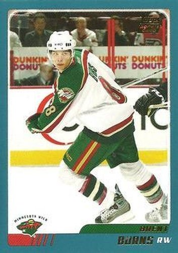 #TT117 Brent Burns - Minnesota Wild - 2003-04 Topps Traded & Rookies Hockey