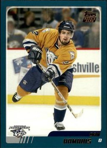 #TT119 Dan Hamhuis - Nashville Predators - 2003-04 Topps Traded & Rookies Hockey