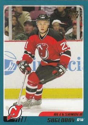 #TT123 Aleksander Suglobov - New Jersey Devils - 2003-04 Topps Traded & Rookies Hockey