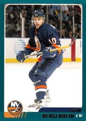 #TT125 Sean Bergenheim - New York Islanders - 2003-04 Topps Traded & Rookies Hockey