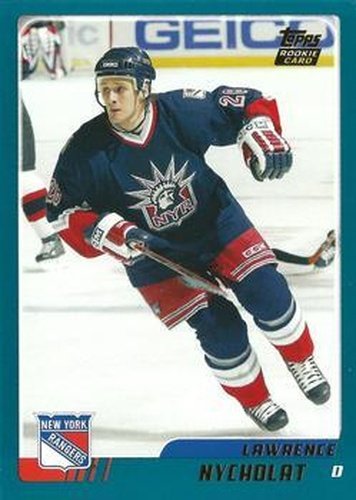 #TT127 Lawrence Nycholat - New York Rangers - 2003-04 Topps Traded & Rookies Hockey